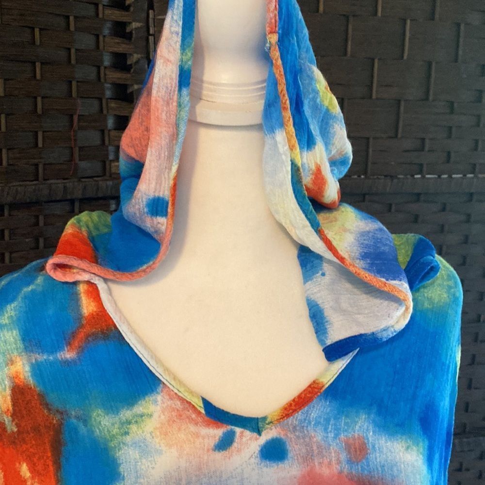 Dalin Hooded Dress Bathing Suit Coverup Plus Size 3X